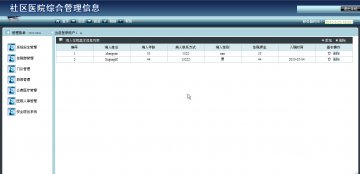 032+jsp医院信息管理ssh+sqlserver（150元）