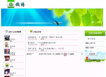 038+jsp微博网站+sqlserver（150元）