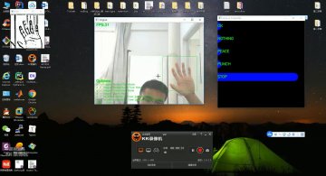 008+ja099手势识别+python+openCV （500元）