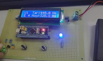 249+a071+乐器调音器的设计制作 单片机 500元