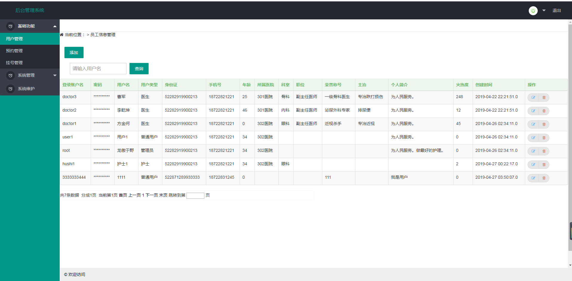 基于SSM的综合医养平台设计与实现jsp+mysql(300元